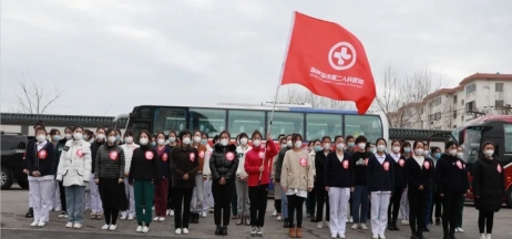 春暖花開，英雄歸來！葫蘆島市第二人民醫(yī)院支援綏中醫(yī)療隊凱旋而歸~